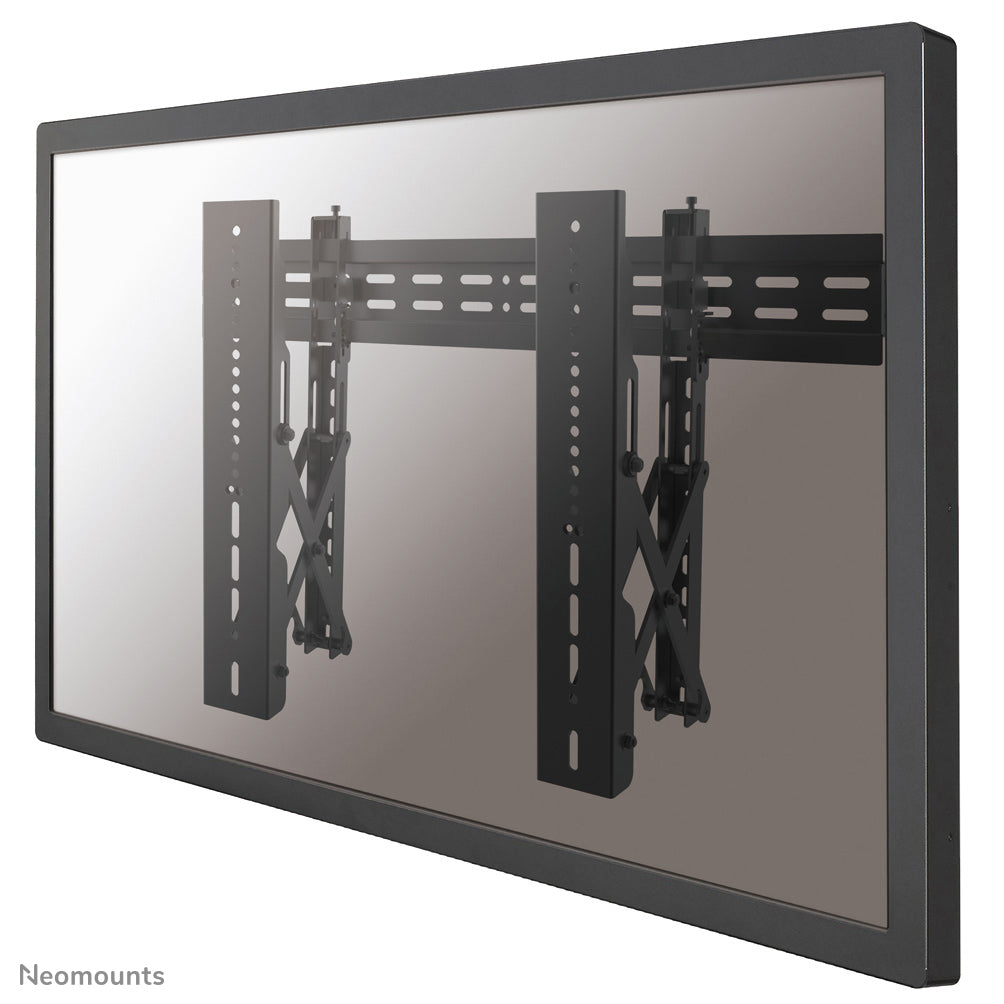 Neomounts LED-VW1000BLACK – Wandhalterung, ausziehbar, für 40–75″, VESA 200×200–600×400, bis 50 kg, schwarz