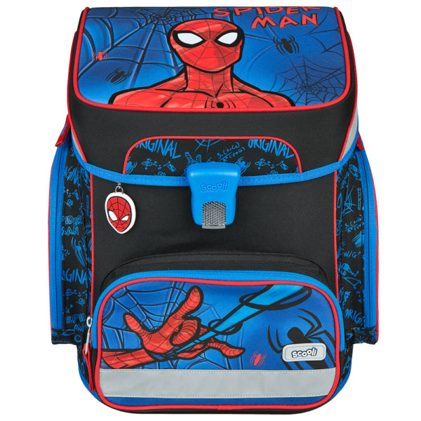 Scooli Schulrucksack-Set 5-teilig, Spider-Man, 18 l, 33×36,5×29 cm
