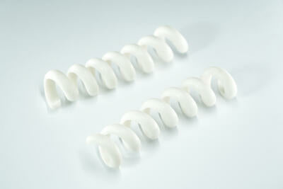 M. Schönenberger Kabel-Clip – 2 Stück, Kunststoff, Weiss, 30 × 30 × 65 mm