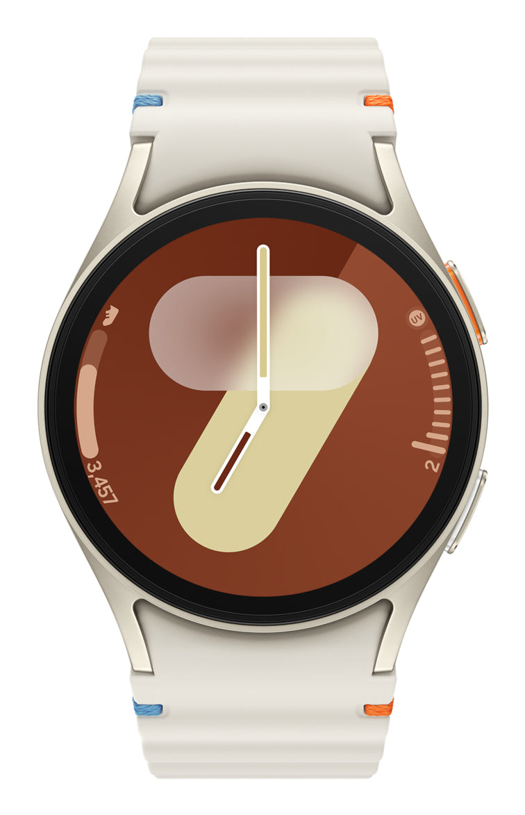 Samsung Galaxy Watch 7 40 mm GPS – Aluminium Cremefarben, S/M, 50 m