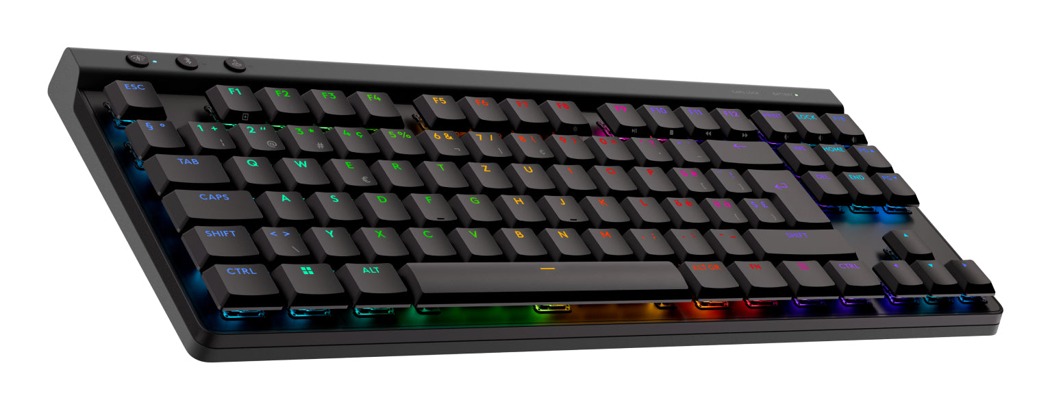 Logitech G G515 LIGHTSPEED TKL – mechanisch, RGB – Bluetooth & 2,4 GHz (Nano-Empfänger USB-A) – QWERTZ (CH)