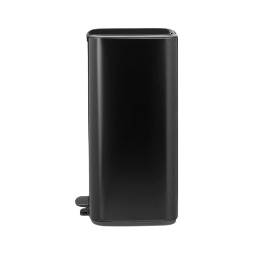 Brabantia Papierkorb – 30 l – Stahl, Schwarz matt – B × H 288 × 647 mm