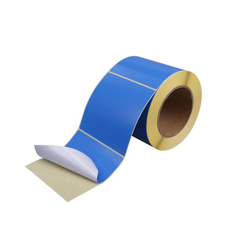Capture Rollenetiketten, 45 mm × 89,6 m, blau, beschichtet, permanent klebend, 2800 Etiketten/Rolle