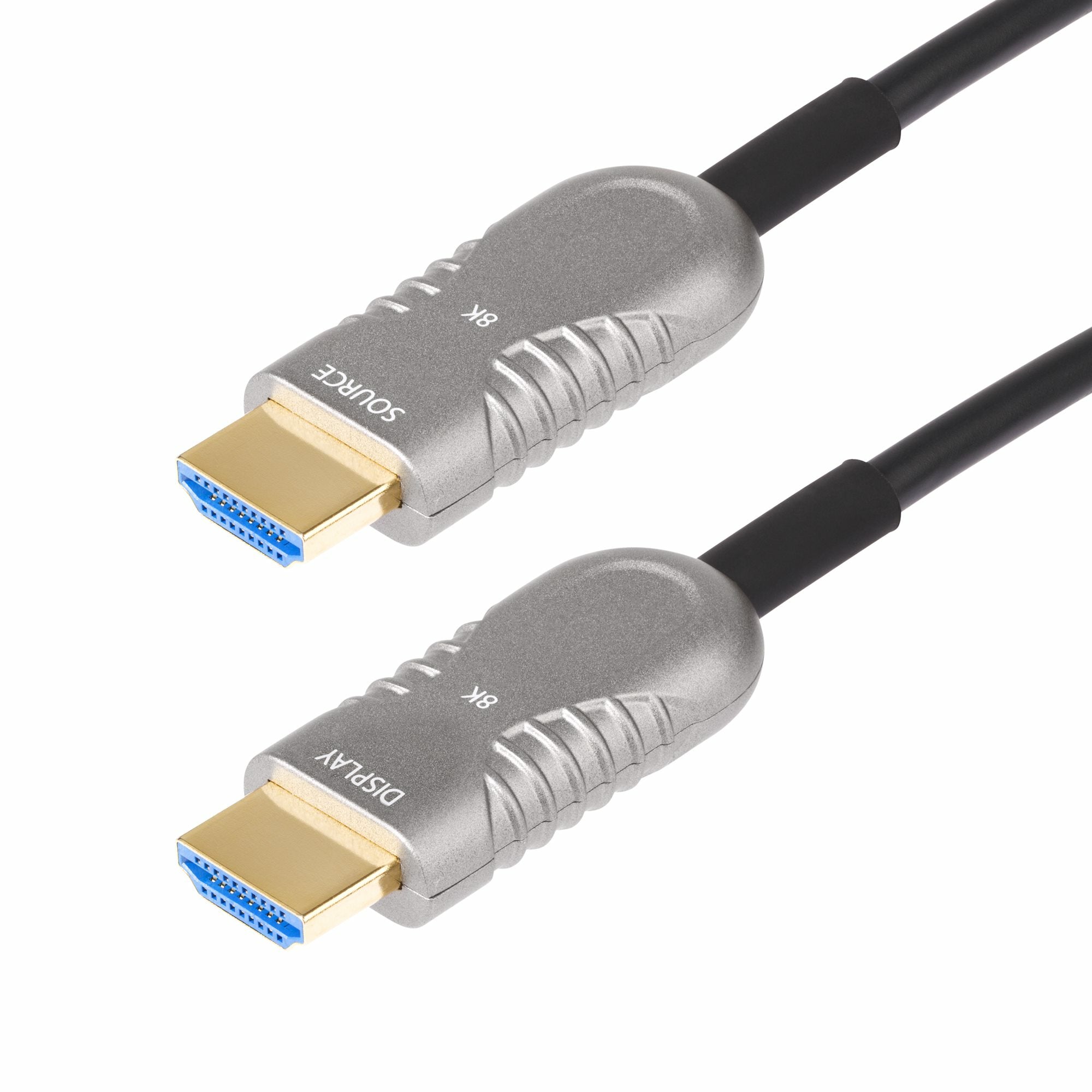 StarTech.com HDMI Kabel HDMI 2.1 8K 60 Hz – 30,4 m – AOC, aktiv – Schwarz/Silber