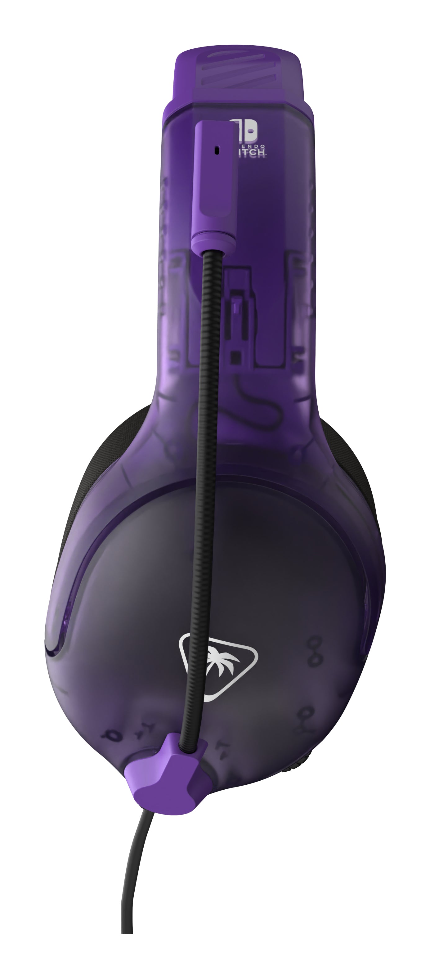 Turtle Beach Airlite Fit Gaming-Headset – Over-Ear, Stereo, Kabelgebunden, 3,5 mm Klinke, für Switch, Schwarz/Violett