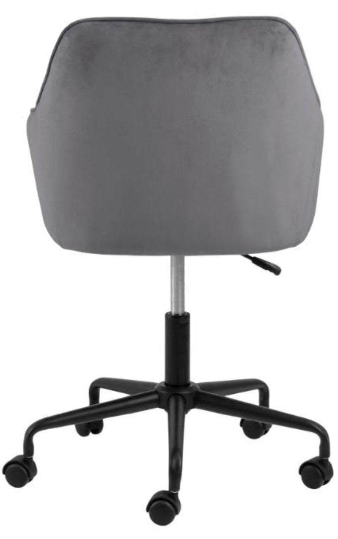 Actona AC Design Bürostuhl Brooke – dunkelgrau, Metallgestell