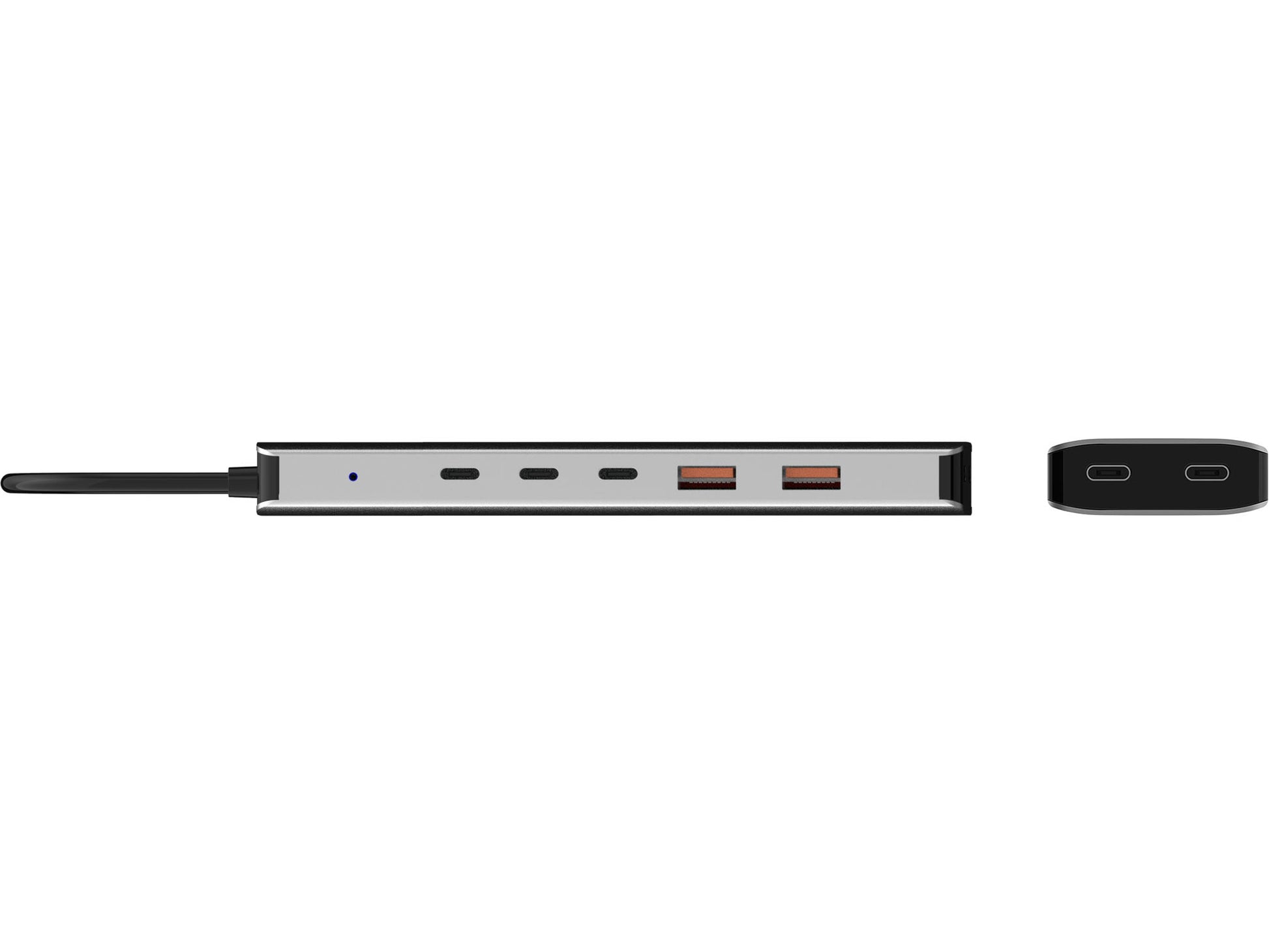 Sandberg 136-79 Multiport-Adapter – USB-C, 5× USB-C, 2× USB-A, 100 W PD, für Windows 10/11