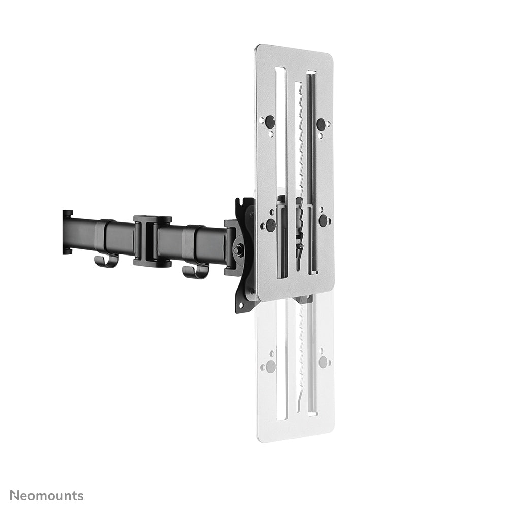 Neomounts VESA-Adapterplatte – 1 Monitor – bis 27" – VESA 75×75/100×100 mm – bis 8 kg/Monitor – Silber