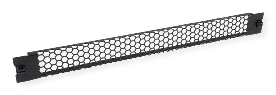 VALUE Belüftete Blindblende, 1 HE, für 19"-Racks, Schwarz