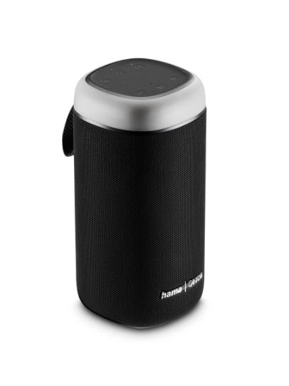 Hama Glow Pro 188230 – Party-Lautsprecher – 30 W, 12 h Akku, LED, Bluetooth 5.0, IPX4, Schwarz