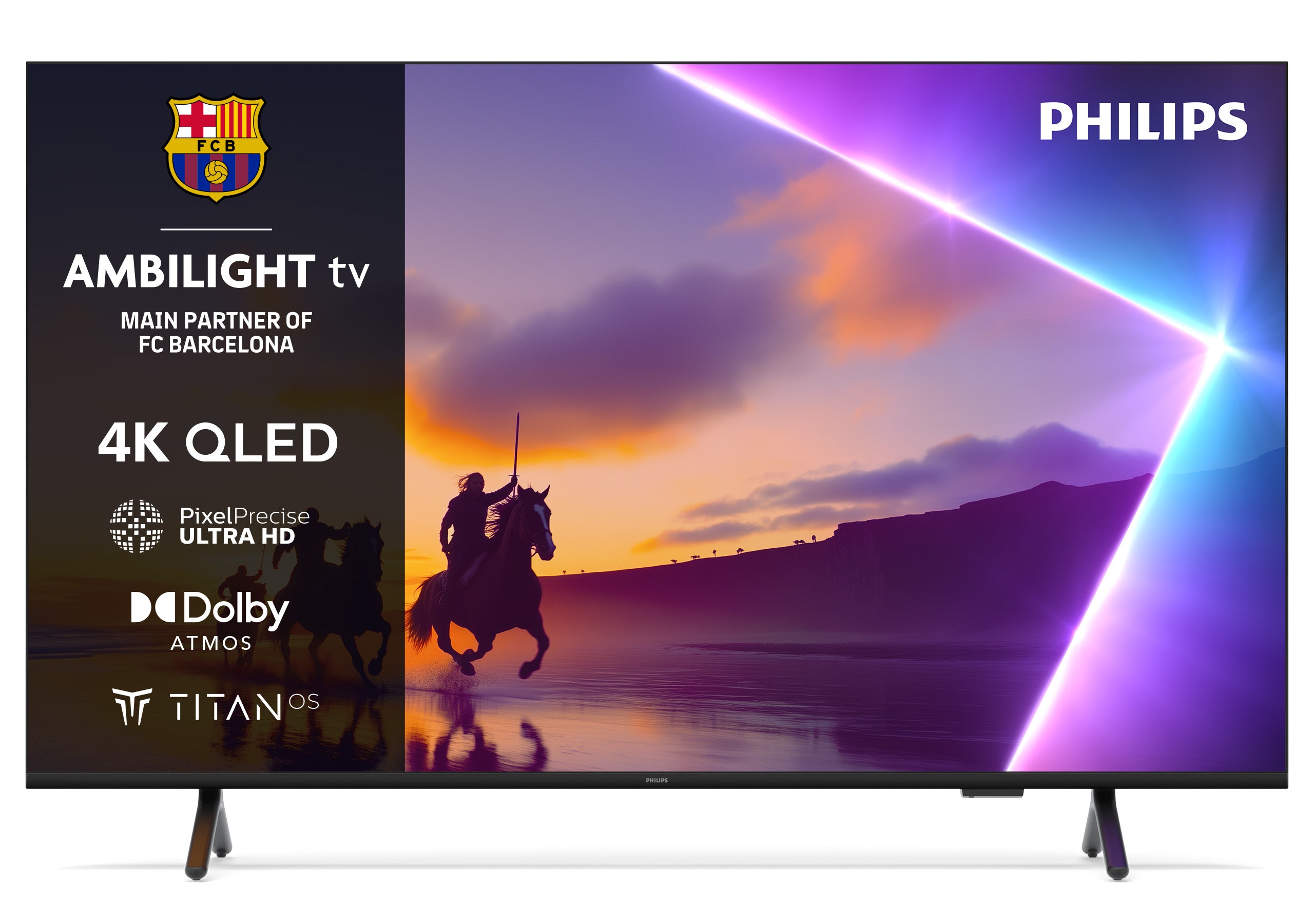 Philips 50PUS8500/12 – 50" QLED UHD 4K, Titan OS, Ambilight, (2025)