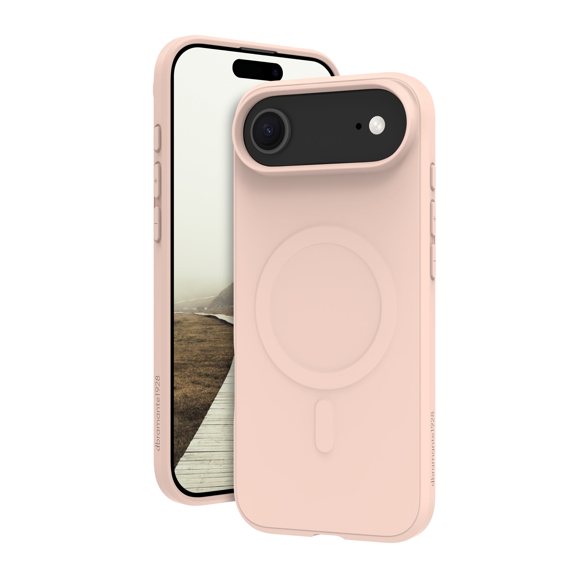 dbramante1928 Greenland Pro MS Backcover – für Apple iPhone 17 Air, Recycling-Kunststoff, Pink Sand
