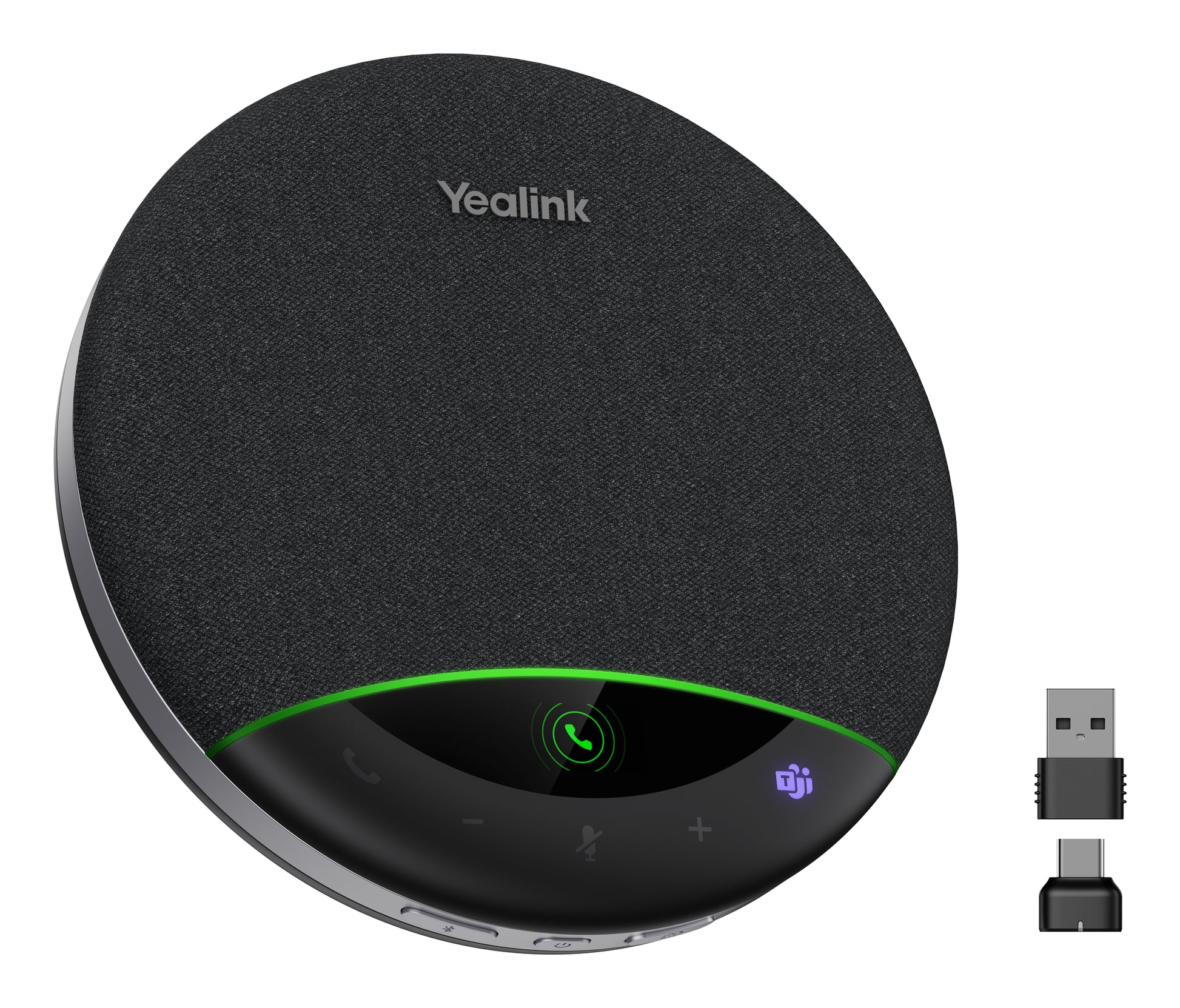 Yealink SP96 Freisprecheinrichtung – USB‑A/USB‑C, Bluetooth 5.3 – für Microsoft Teams – mit USB‑A/USB‑C-Dongle