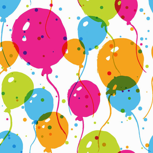 Paper + Design Servietten Ballon – mehrfarbig – 24 × 24 cm, 3-lagig – 20 Stück