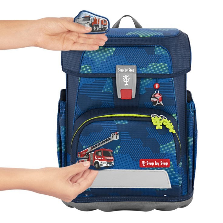 Step by Step Schulrucksack-Set Cloud – 5-teilig – Fire Engine Brandon
