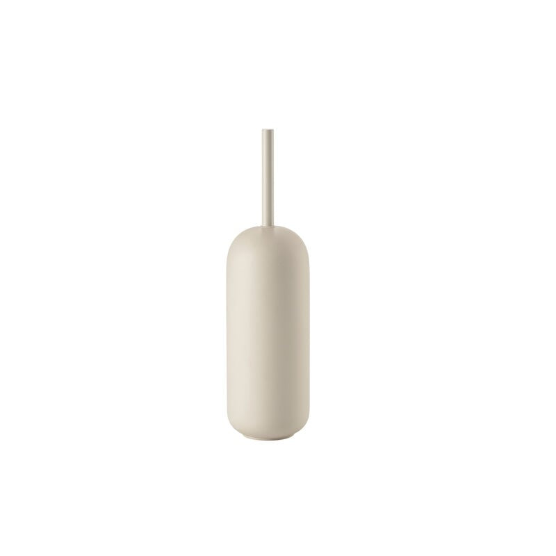 Zone Denmark Sensu – WC-Bürstenset – Keramik, beige, H 41 cm, Ø 11,8 cm