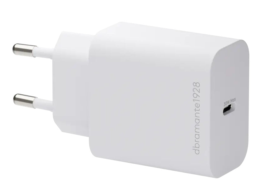dbramante1928 CH30EUWH7245 USB-Wandladegerät 30 W – USB-C×1 – PD, PPS – EU-Stecker (Typ C) – Weiss