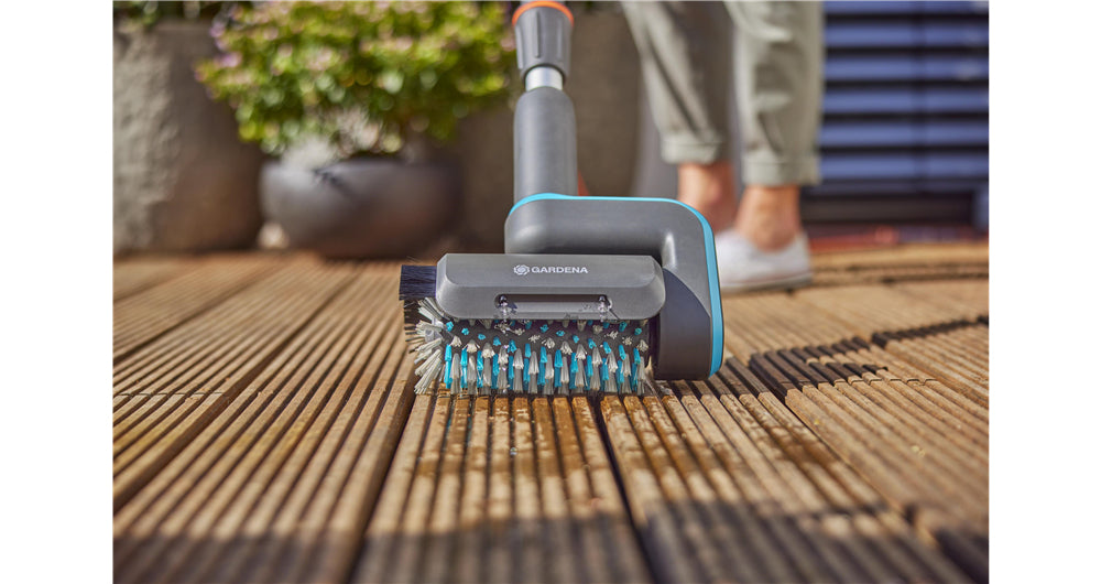 Gardena Universal-Walzenbürste – grün, grau, für AquaBrush