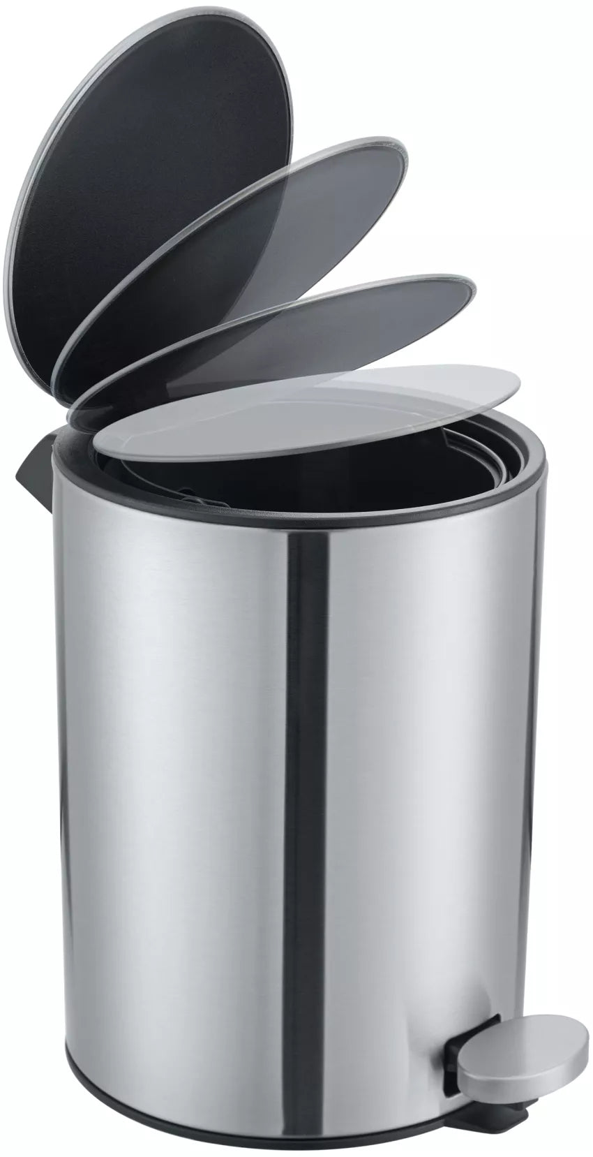 Diaqua Treteimer Elegance – 3 l – Edelstahl, rund