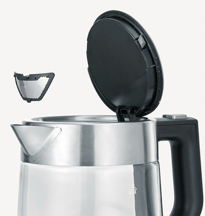 Severin Wasserkocher – 1 l, Glas, Schwarz, WK 3468