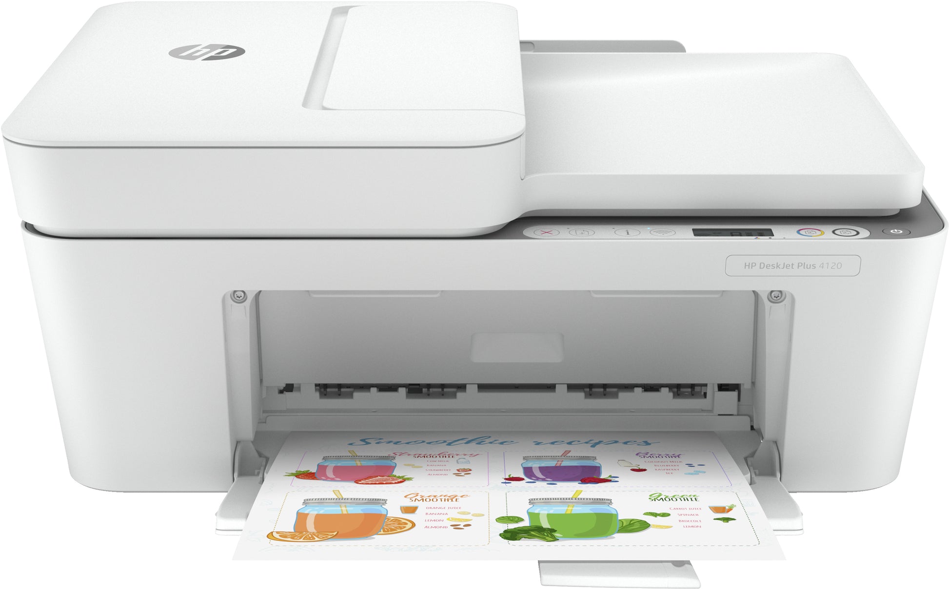HP DeskJet Plus 4120 – Farbtintenstrahl-Multifunktionsdrucker, A4, 4-in-1, Duplex, ADF, WLAN