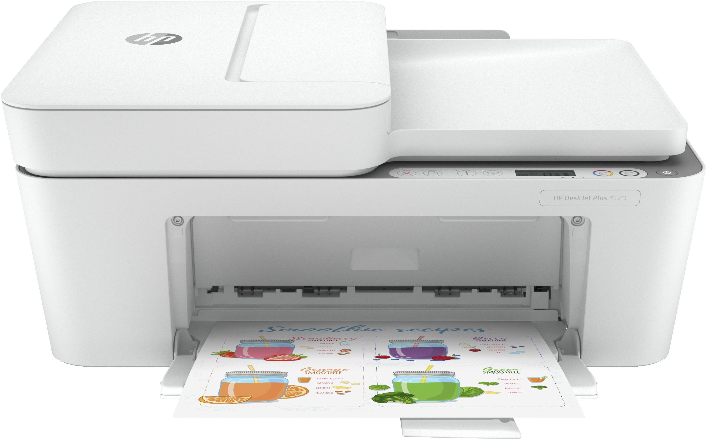 HP DeskJet Plus 4120 – Farbtintenstrahl-Multifunktionsdrucker, A4, 4-in-1, Duplex, ADF, WLAN