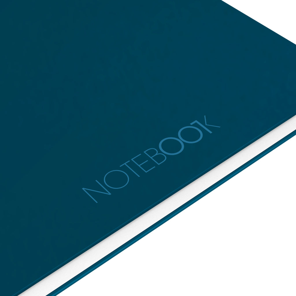 Oxford Collegeblock – A4+ – Doppelspirale, mikroperforiert, Hardcover, Kopfzeile – Petrol