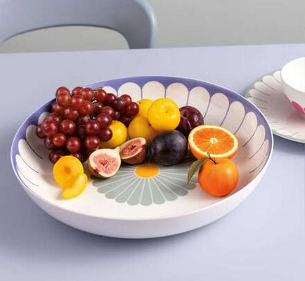 Villeroy & Boch Fleur Farbe Salatschüssel – 4 l, Porzellan, Mehrfarbig