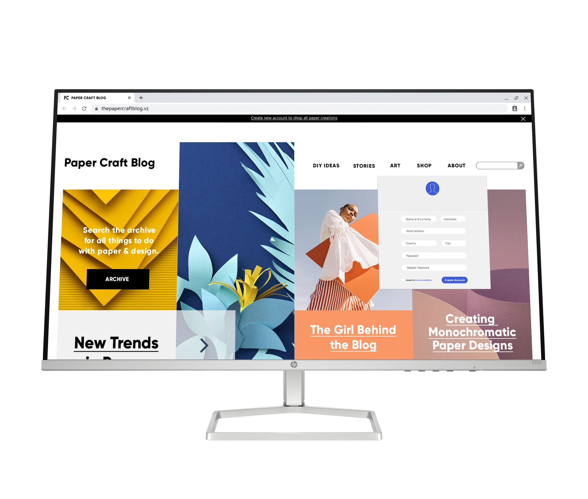 HP 532sf – Monitor