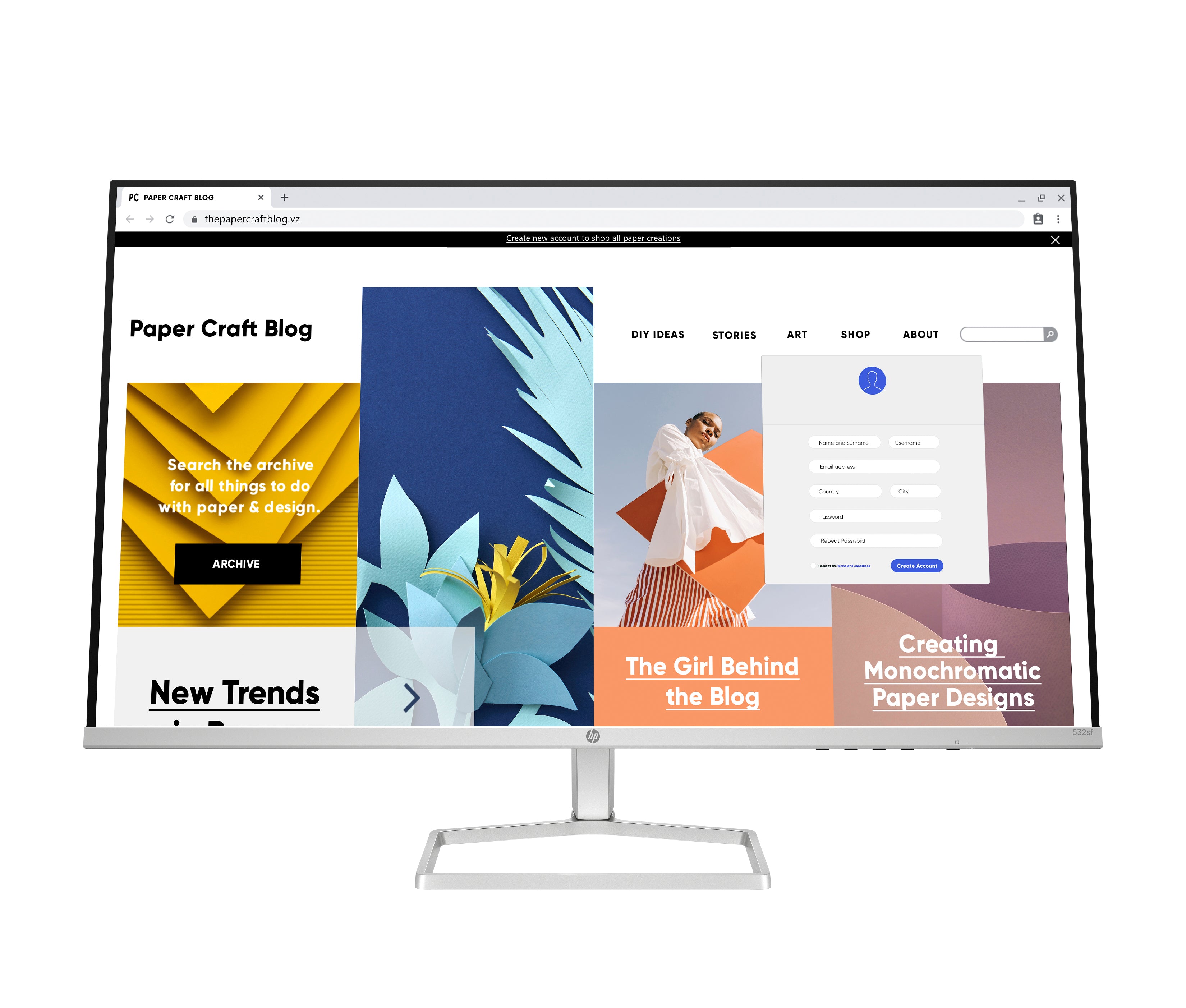 HP 532sf – Monitor