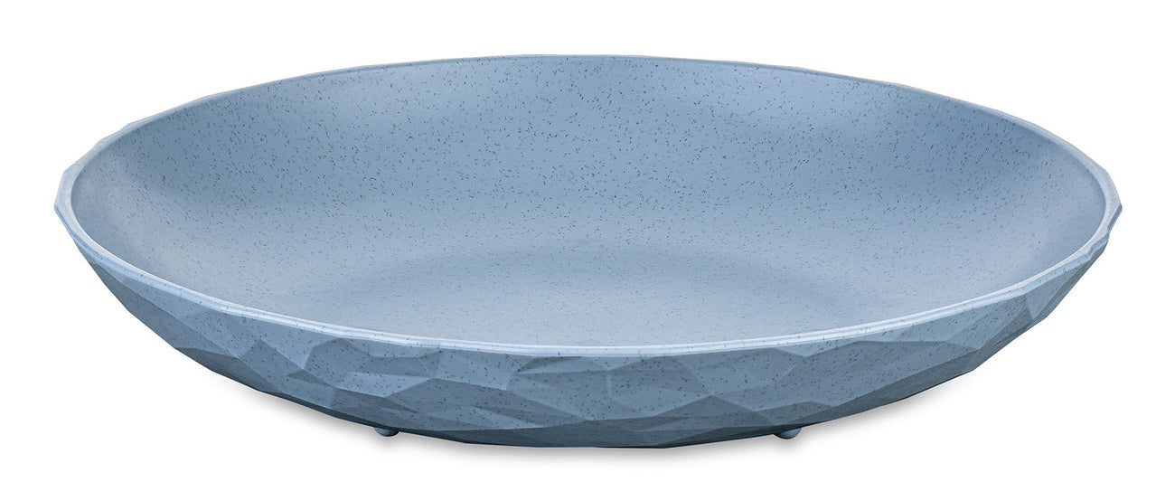 Koziol Suppen- & Pastateller – Ø 22 cm, H 3,5 cm, Kunststoff (biozirkulär), Blau, spülmaschinenfest