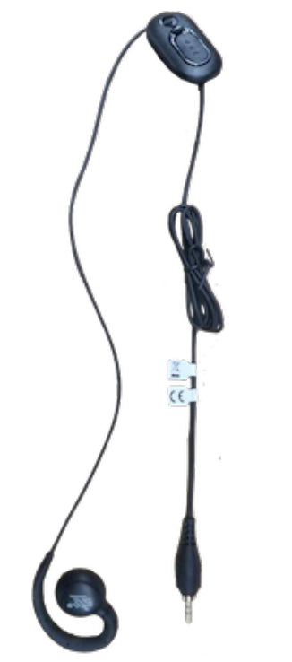 Zebra HDST-35MM-PTVP-02 – In-Ear Headset – 3,5 mm Klinke, mit Mikrofon, PTT – Schwarz – für PTT Express