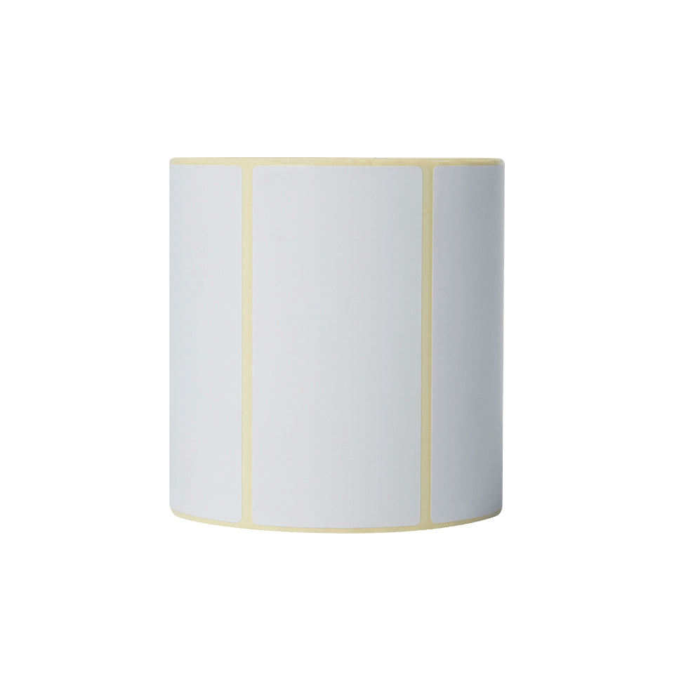 Brother Druckeretiketten, 102 mm × 50 mm, weiss, Papier, selbstklebend, für TD-4410D und andere