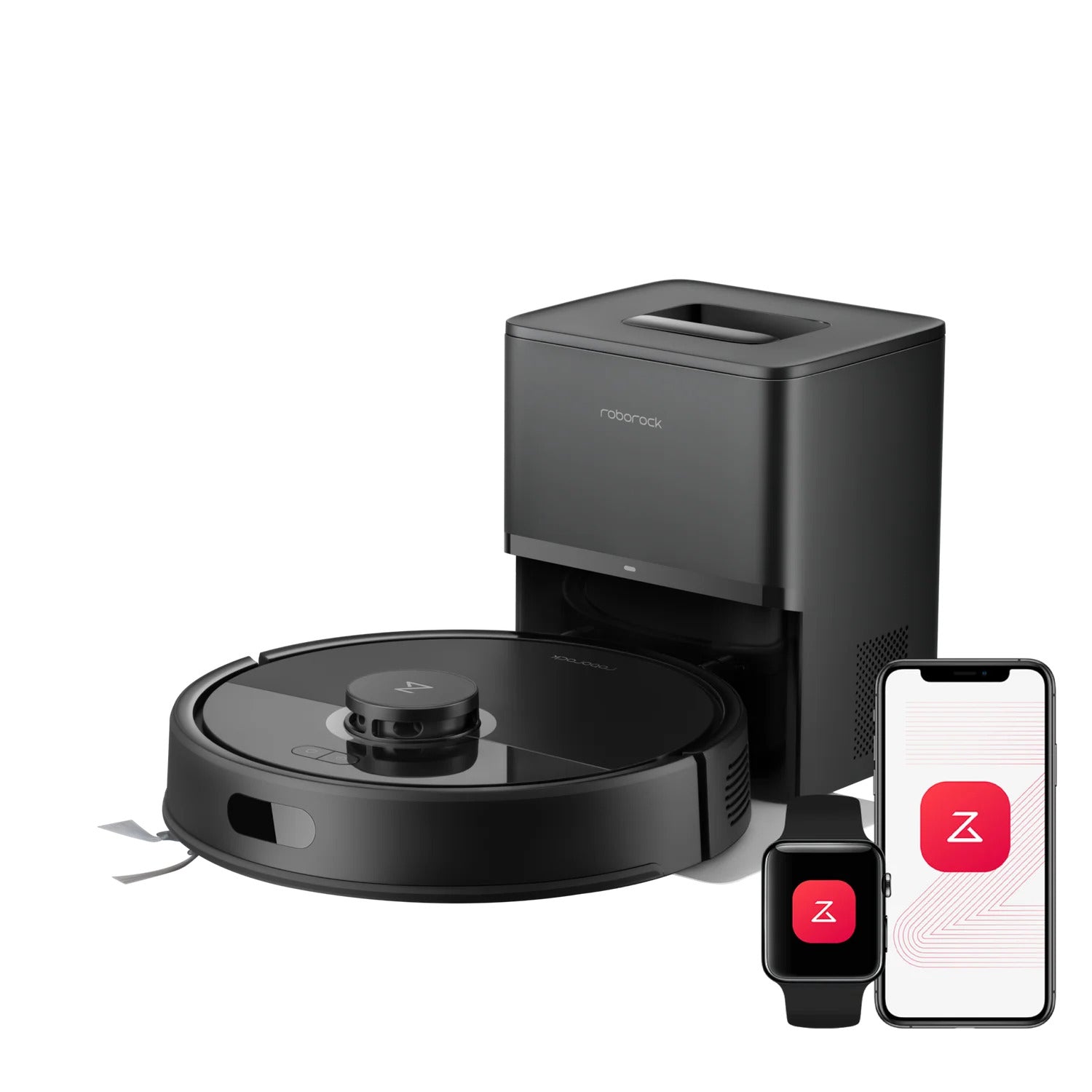 Roborock Saugroboter Q7TF+ mit Absaugstation und Wischfunktion – 10000 Pa, 240 min, Höhe 99 mm