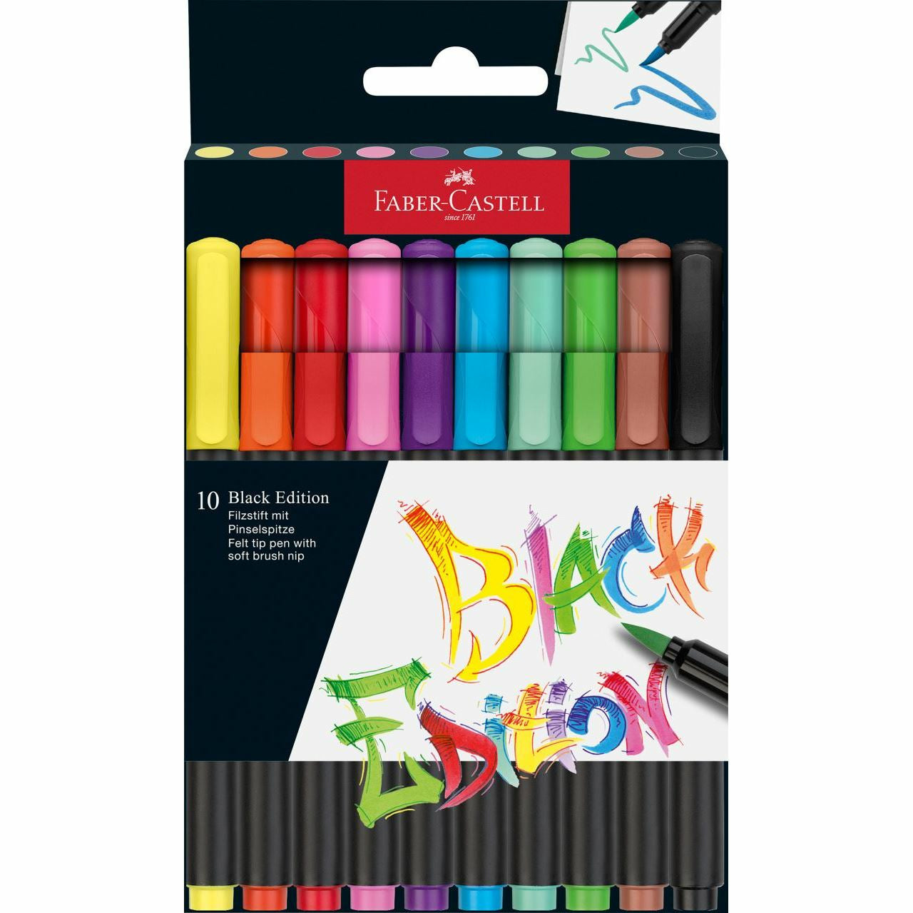 Faber-Castell Auswaschbare Filzstifte, 10 Farben