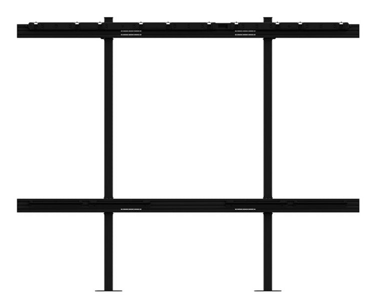 Hagor 6277 – Displayständer, höhenverstellbar, bis 136", schwarz