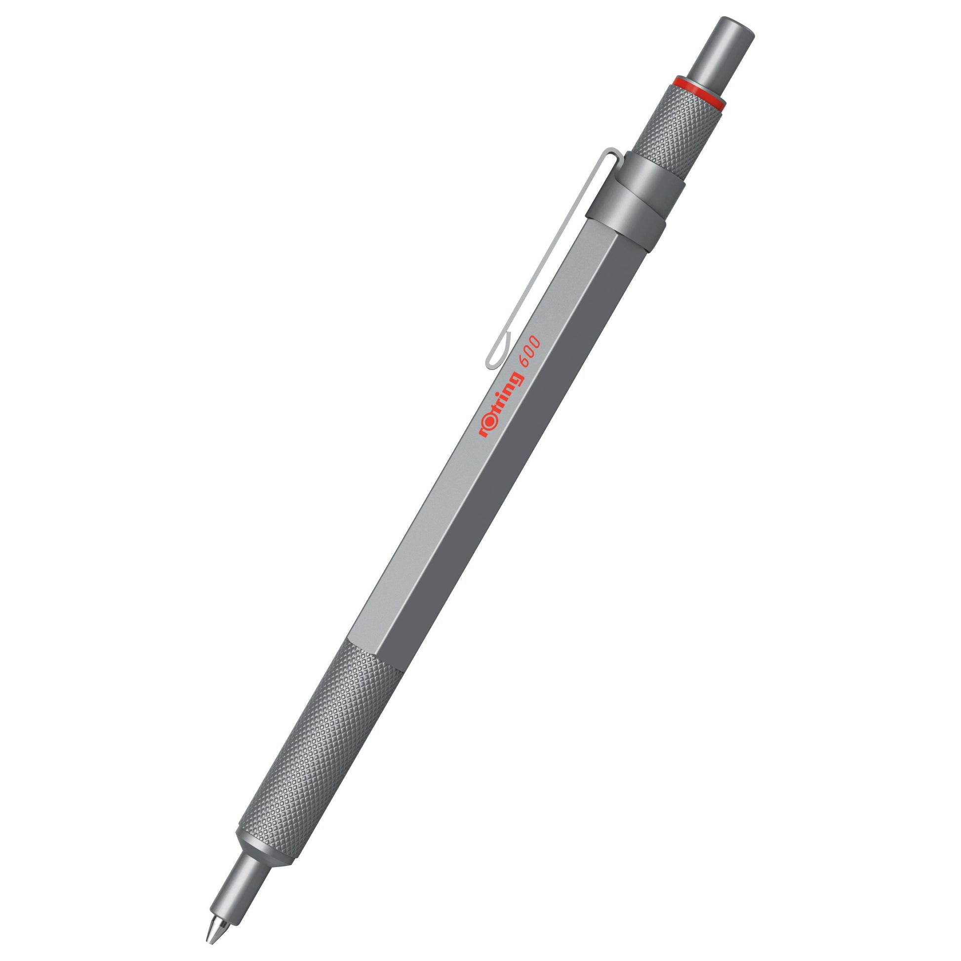 Rotring 600 – Gelschreiber, Druckmechanik, Medium, Metallic, Schwarz