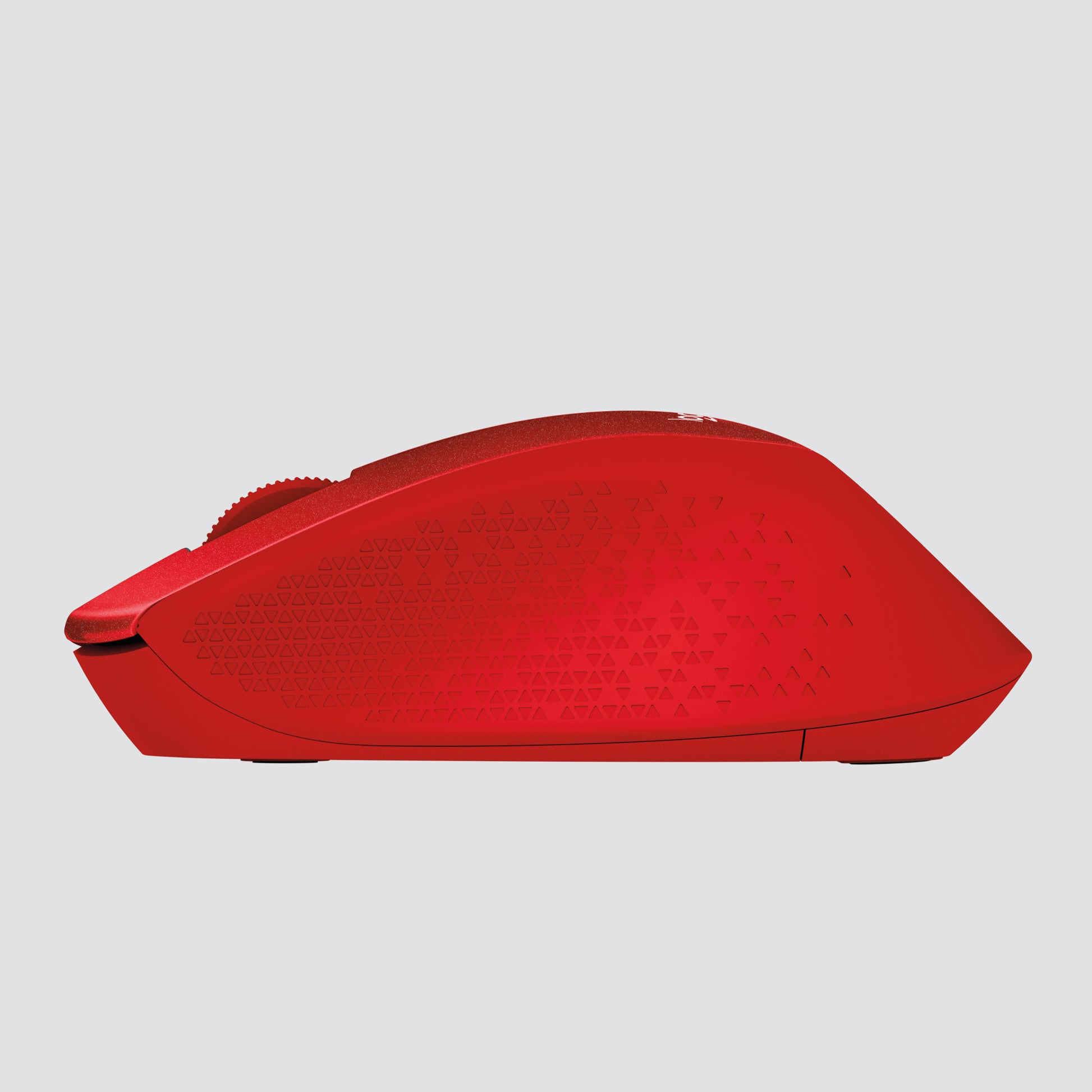 Logitech M330 Silent Plus Maus – kabellos, 2,4 GHz, Silent-Tasten, Rot