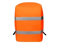 DICOTA Rucksack-Regenschutz – reflektierend, wasserfest – für Rucksäcke bis 610 × 290 × 388 mm – Orange