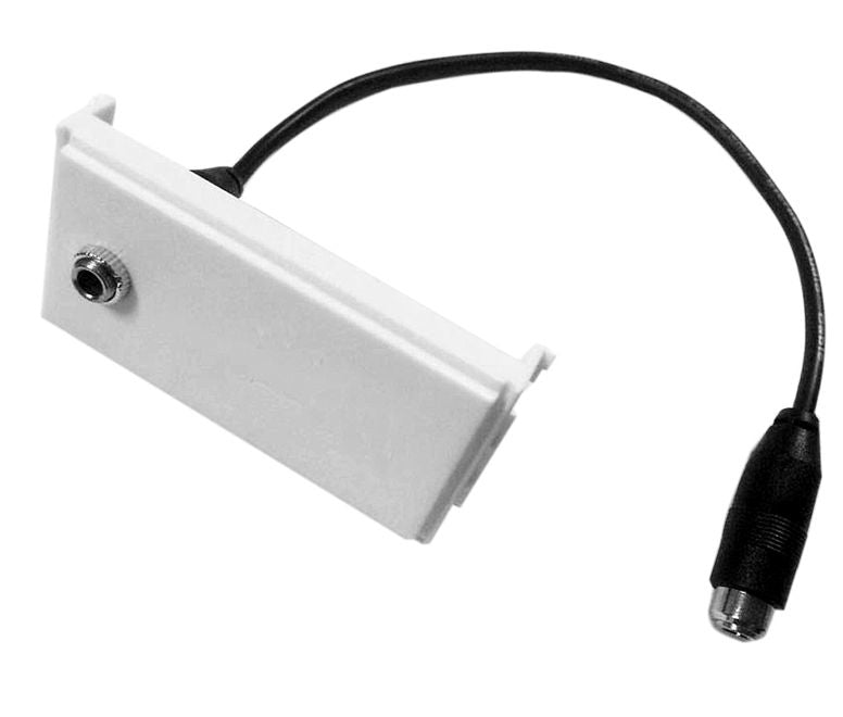 Vivolink 120013 – Wandplatte, 1× 3,5 mm Buchse, Weiss