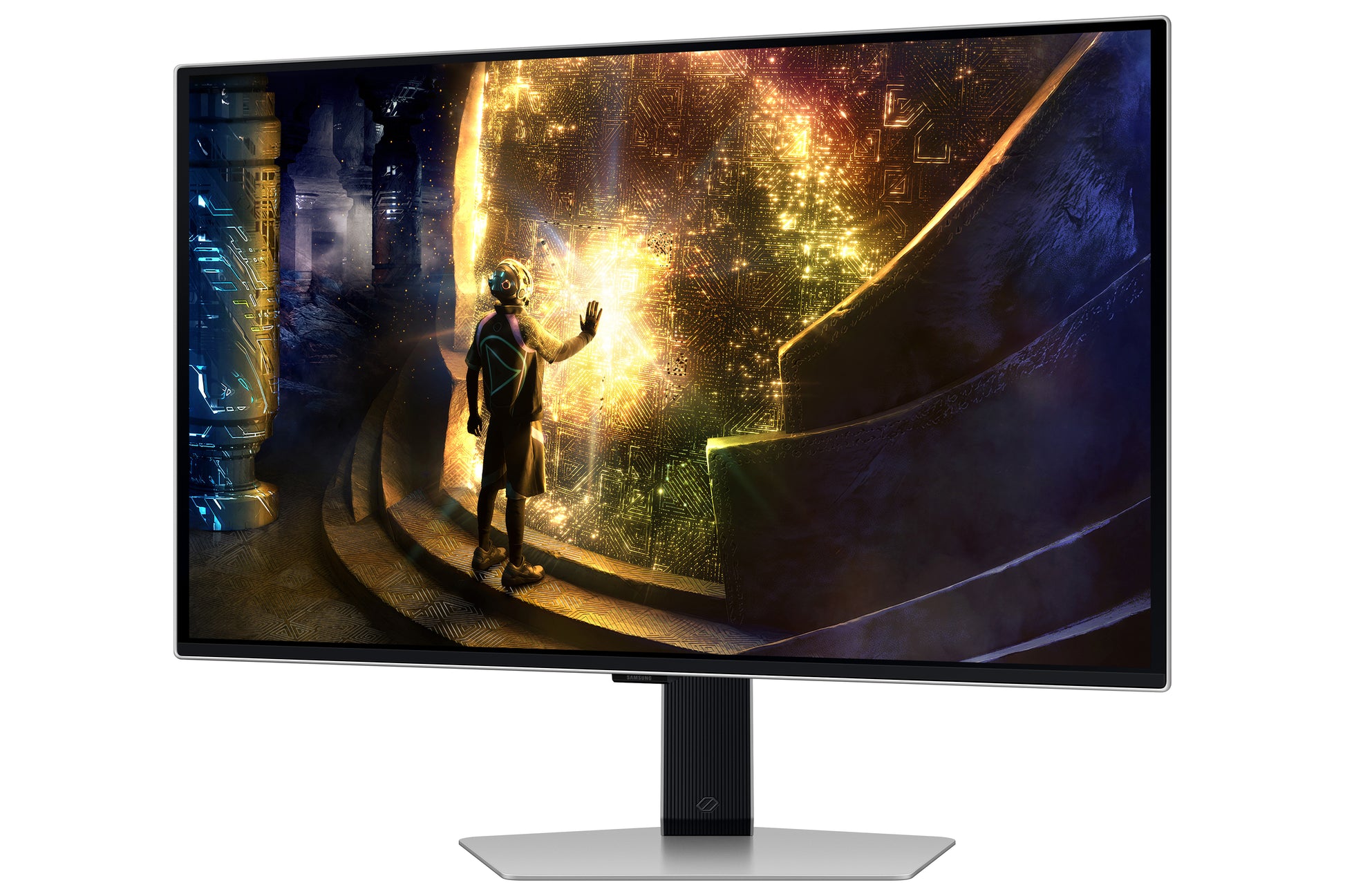 Samsung G61SD – Monitor, 27" WQHD (2560 × 1440), OLED, Silber