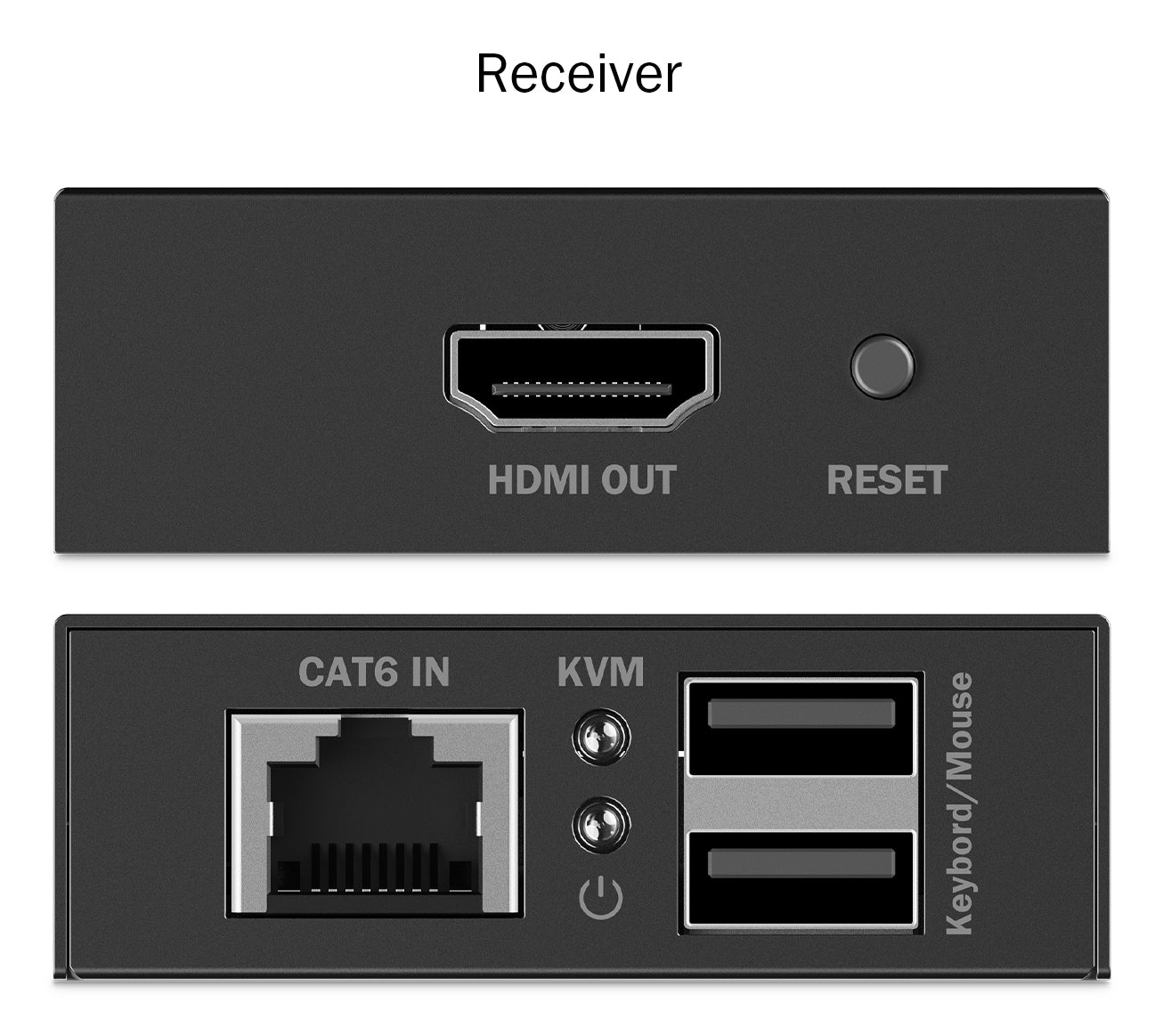 Digitus HDMI KVM-Extender-Set über Cat6, bis 70 m, 4K (3840 × 2160), 10,2 Gbit/s