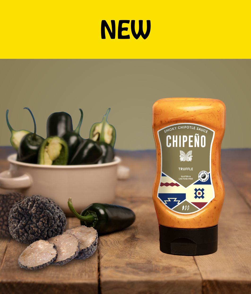 Chipeno BBQ-Sauce Trüffel, vegetarisch – 300 ml