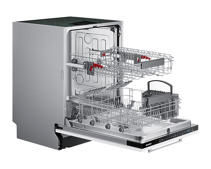 Samsung Einbau-Geschirrspüler DW60A6082BB/ET – 13 Massgedecke, 10,5 l pro Zyklus, 44 dB – Silber/Edelstahl