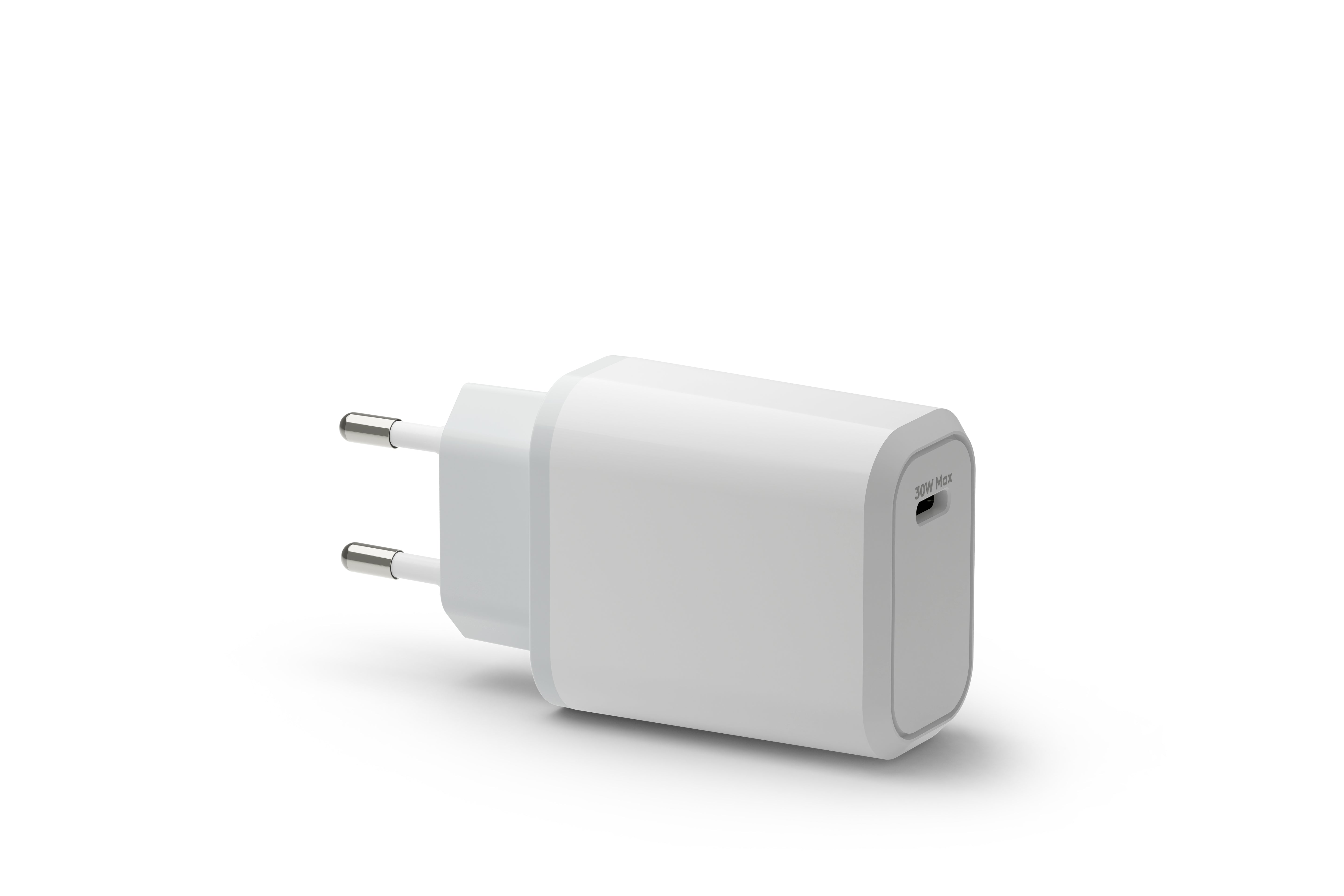 dbramante1928 re-charge USB-Ladegerät 30 W – USB-C×1 – EU-Stecker (Typ C) – für Universalgeräte, weiss