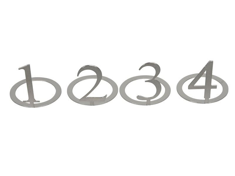 COCON Kerzenring – Eisen, Silber – 3 × 3 × 3 cm – 4-teilig