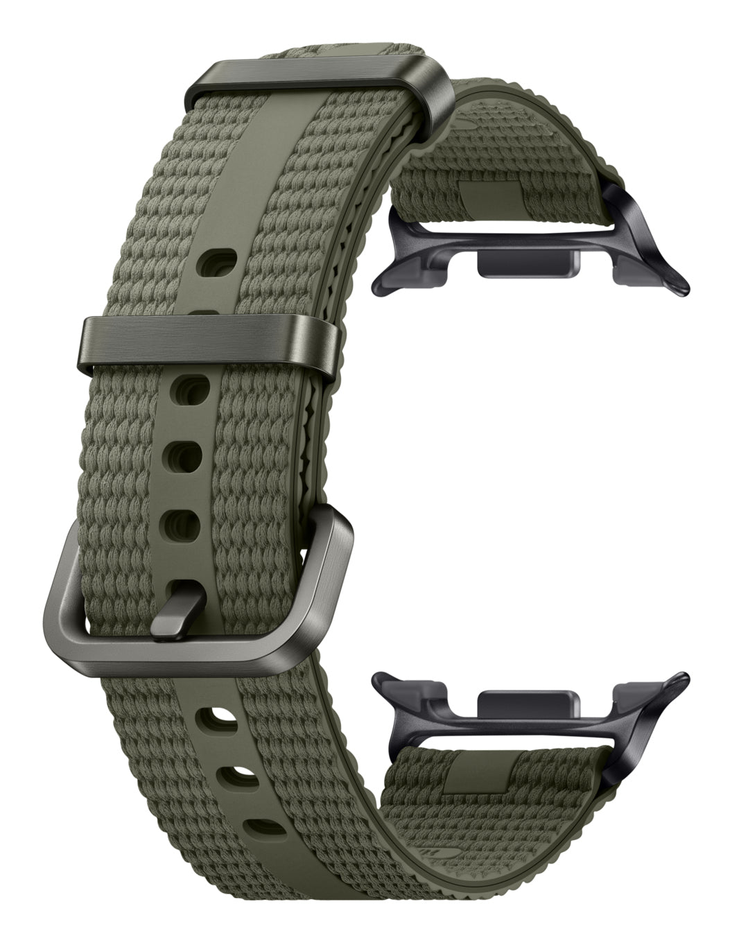 Samsung Watch 8 Athleisure – Armband – für Galaxy Watch8, Grün, S/M, Nylon
