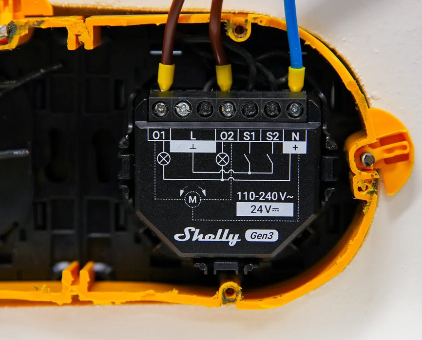 Shelly 2PM Gen3 – Schaltaktor – WLAN, Leistungsmessung – für Google Assistant, Amazon Alexa – 4er-Set