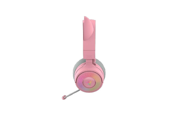 Razer Kraken Kitty V3 Pro – Over-Ear Headset – Bluetooth, Surround Sound, Stummschaltung – Rosa – für PC