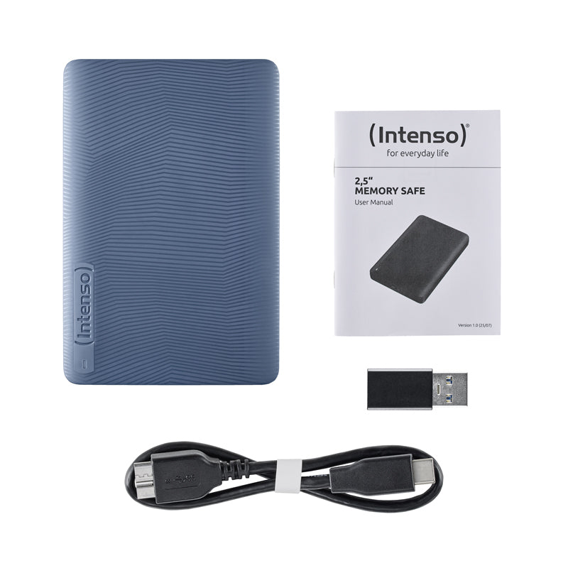 Intenso Memory Safe – 2 TB, 2,5" HDD, USB 3.2 Gen 1, 5400 U/min